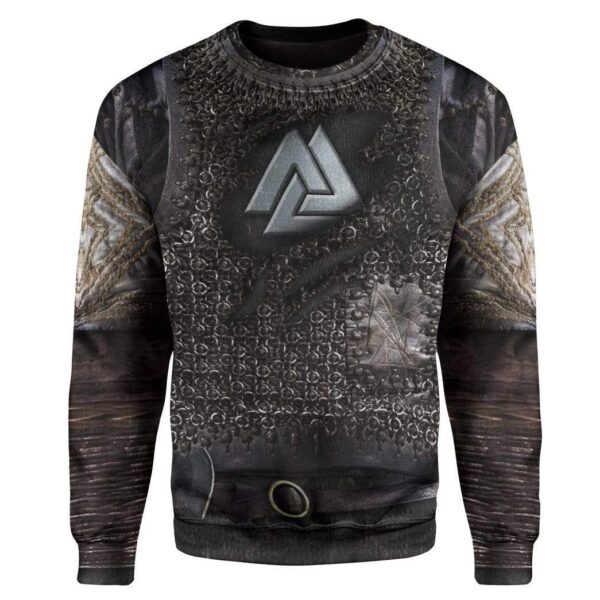 Vikings Armor Custom T-Shirts Hoodies Apparel HD-AT1101201 3D Custom Fleece Hoodies Long Sleeve S 