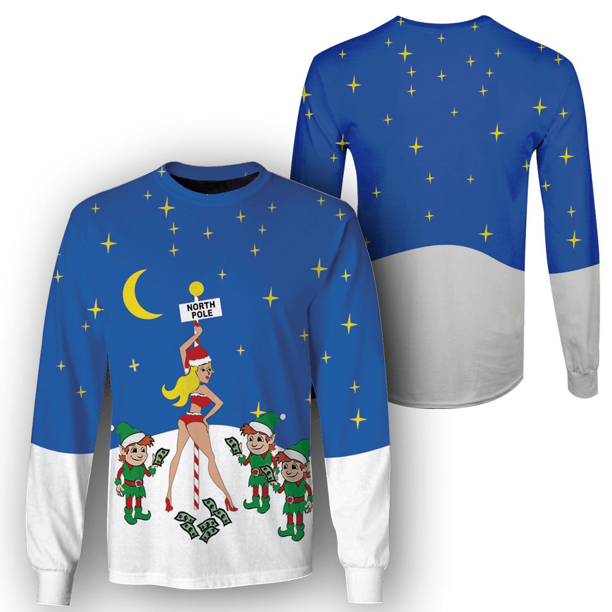 Winter Christmas Custom T-shirt - Hoodies Apparel HD-UGL110203 3D Custom Fleece Hoodies