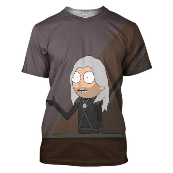 Witcher Morty T-Shirts Hoodies Apparel HD-QM2512196 3D Custom Fleece Hoodies T-Shirt S 