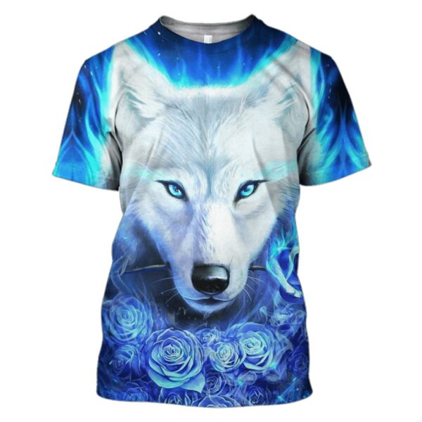 Wolf Hoodies - T-Shirt Apparel WL110109 3D Custom Fleece Hoodies T-Shirt S 