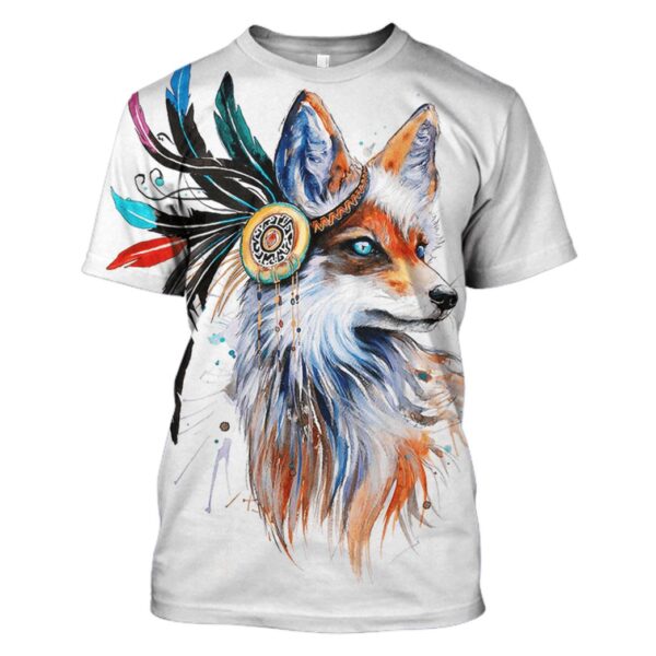 Wolf Hoodies - T-Shirts Apparel WL110101 3D Custom Fleece Hoodies T-Shirt S 