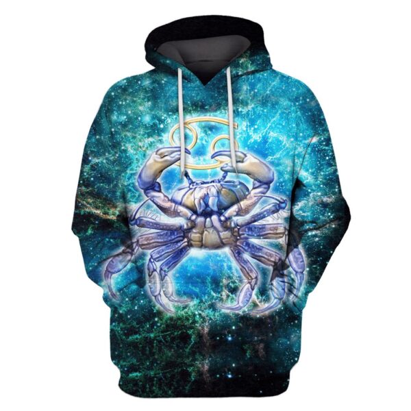 Zodiac Cancer Hoodies - T-Shirts Apparel ZOD110120 3D Custom Fleece Hoodies Hoodie S 