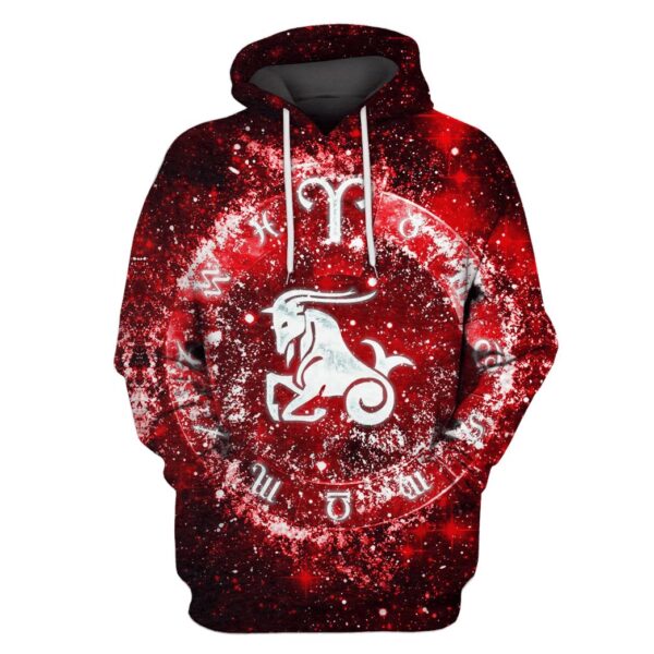 Zodiac Capricorn Hoodies - T-Shirts Apparel ZOD110116 3D Custom Fleece Hoodies Hoodie S 